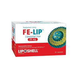Fe-Lip Liposomal Iron 20 mg, 30 saszetek po 5 g