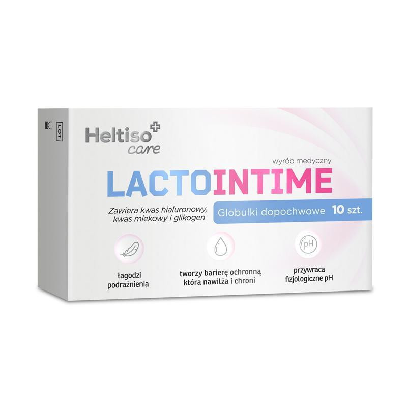 Heltiso Care Lactointime, 10 globulek dopochwowych
