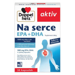 Doppelherz Aktiv Naserce EPA + DHA, 30 kapsułek