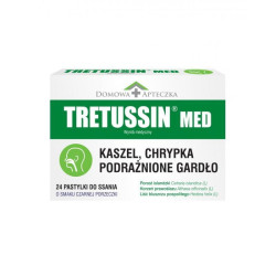 Domowa Apteczka Tretussin Med, 24 pastylki do ssania