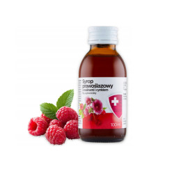 Syrop prawoślazowy, z malinami i cynkiem, 100 ml