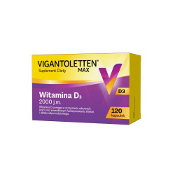 Vigantoletten Max 2000 j.m., 120 sztuk, kapsułki