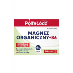 Magnez Organiczny + B6, 50 tabletek