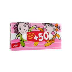 Bella Happy chusteczki uniwersalne, pudełko w lalki, 150 sztuk