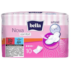 Bella, podpaski Nova ze skrzydełkami, 10 sztuk