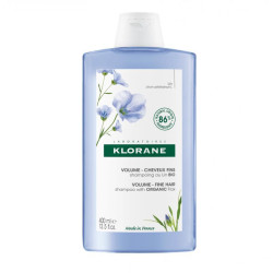 Klorane Szampon z organicznym lnem, 400 ml