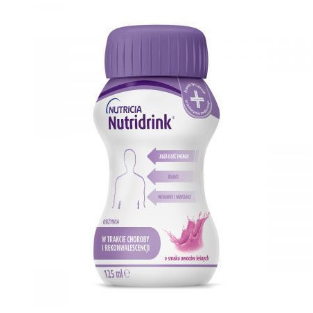 Nutridrink smak owoców leśnych 4 x 125 ml