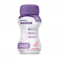 Nutridrink o smaku truskawkowym, 4x125ml