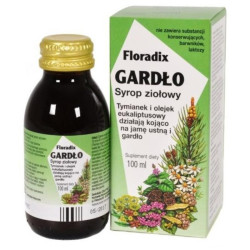 Floradix Gardło, syrop ziołowy, 100 ml