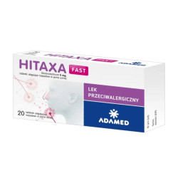 Hitaxa Fast 5 mg, 20 tabletek ulegających rozpadowi w jamie ustnej