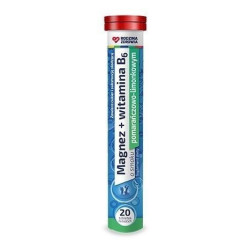 Rodzina Zdrowia Magnez + witamina B6, 20 tabletek musujących