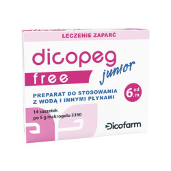Dicopeg Junior Free, proszek, 5 g, 14 saszetek