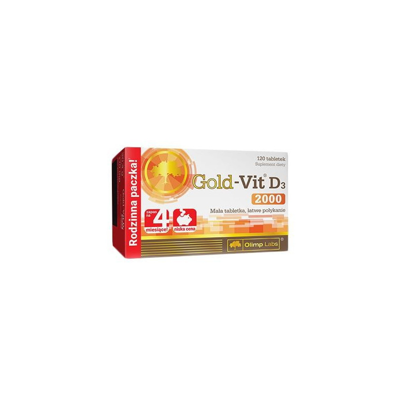 Olimp Gold-Vit D3 2000, 120 tabletek