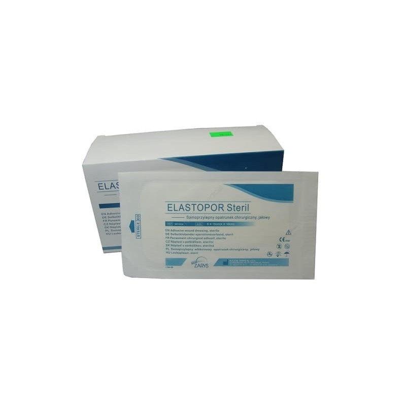 Opatrunek Elastopor STERIL, 10cm x 15cm, 30 sztuk