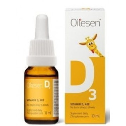 Oilesen Vitamin D3 400 krople, 10ml