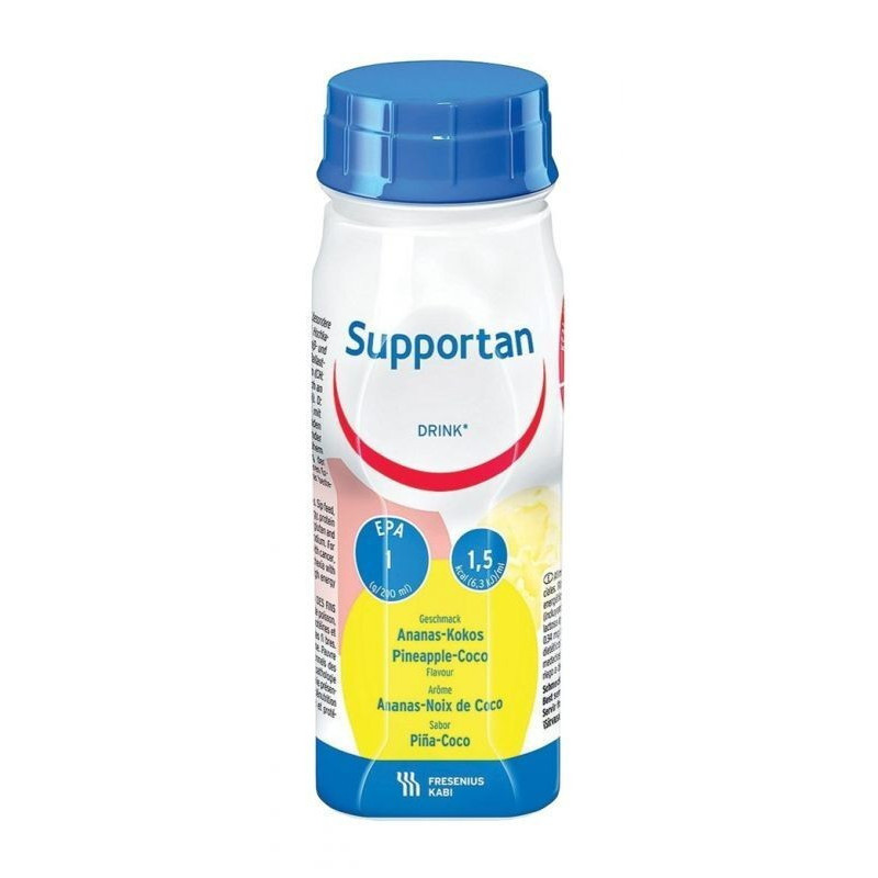 Supportan Drink o smaku ananasowo-kokosowym, 4x200ml
