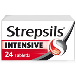 Strepsils intensive, 24 tabletki