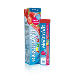 ElectroVit Junior smak truskawkowy, 20 tabletek musujących