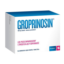 Groprinosin 0,5 g, 50 tabletek