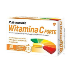 Rutinoscorbin Witamina C Forte 0,5g, 30 kapsułek
