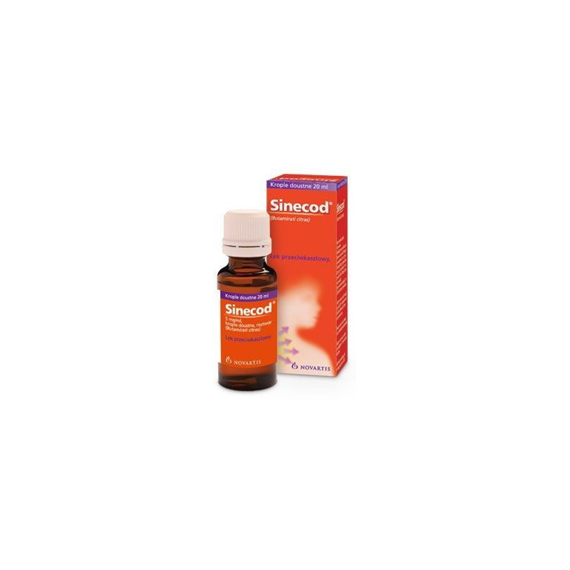 Sinecod krople doustne 5 mg/ml, 20 ml