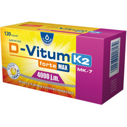 D-Vitum Forte Max 4000 j.m. K2, 120 kapsułek