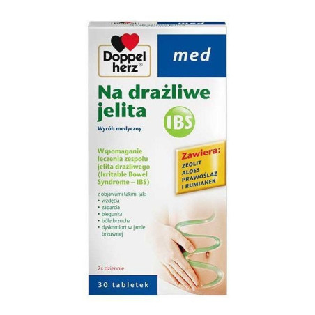 Doppelherz med Na drażliwe jelita, 30 tabletek