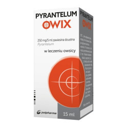 Pyrantelum zawiesina doustna 0,25 g/5ml, 15 ml