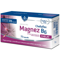 Chellaflex Magnez B6, 72 kapsułki