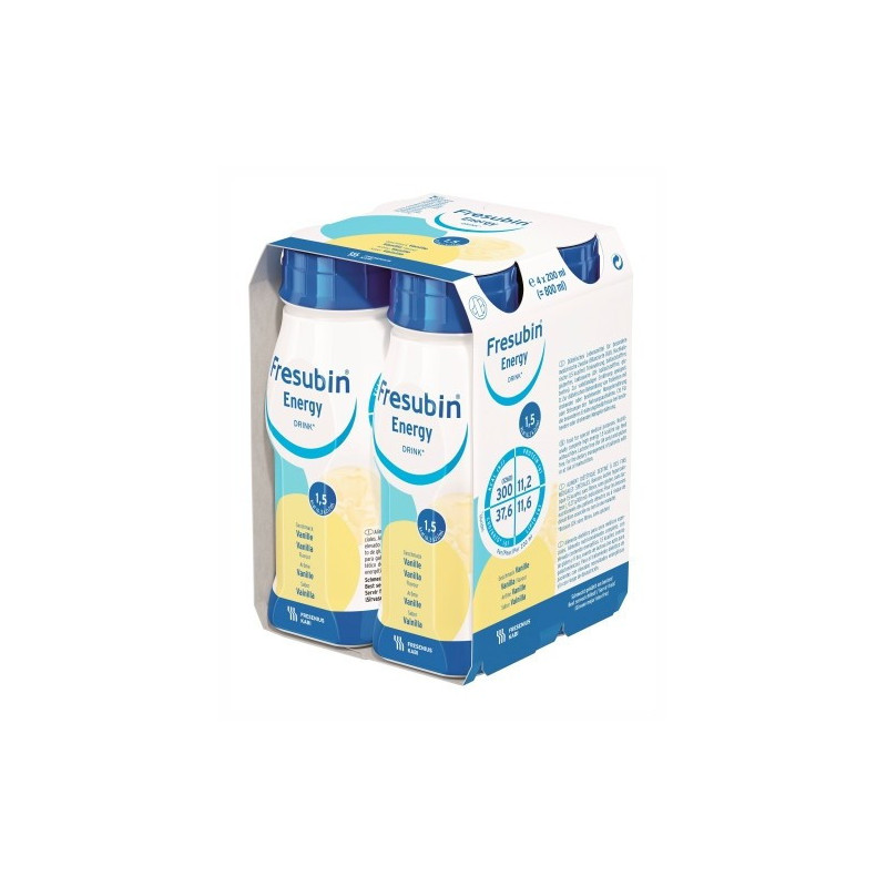 4+1 GRATIS Fresubin Energy Drink, smak wanilowy, 200 ml x 4
