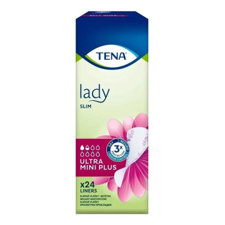 Wkładki TENA Lady Slim Ultra Mini Plus, 24 sztuki