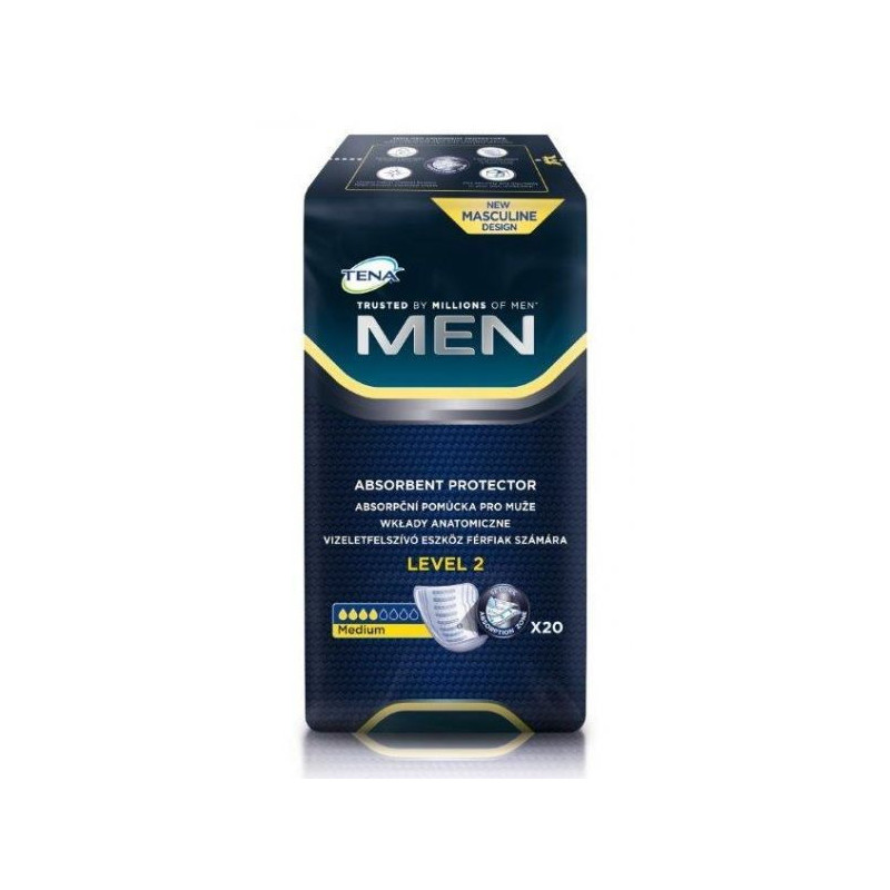 Wkładki TENA FOR MEN Level 2, 20 sztuk