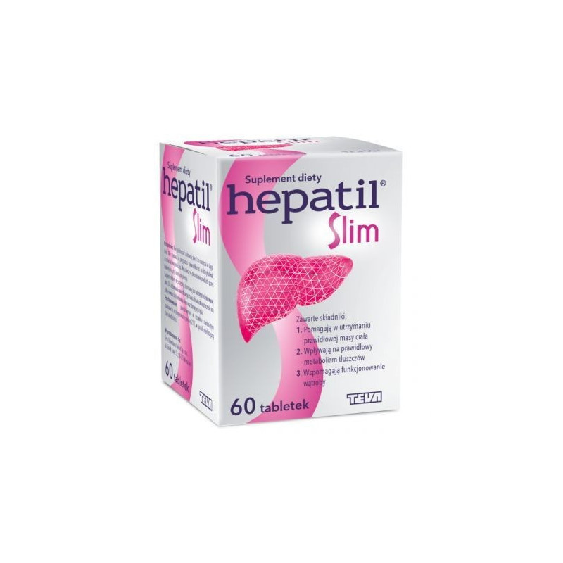 Hepatil Slim 0,6 g, 60 tabletek