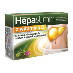 Hepaslimin z witaminą D3, 30 tabletek
