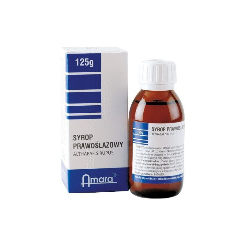 Amara Syrop prawoślazowy, 125 g