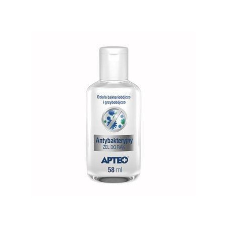 Antybakteryjny żel do rąk APTEO, 58 ml