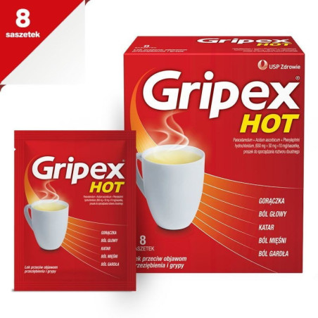 Gripex Hot (HotActiv), 8 saszetek