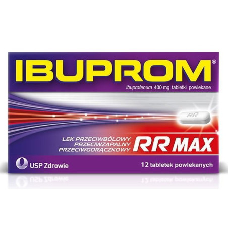 Ibuprom RR MAX 0,4 g, 12 tabletek