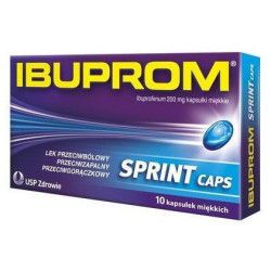 Ibuprom Sprint 0,2 g, 10 kapsułek