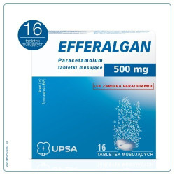 Efferalgan 500 mg 16 tabletek musujących