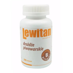 Lewitan z drożdży piwowarskich, 200 tabletek