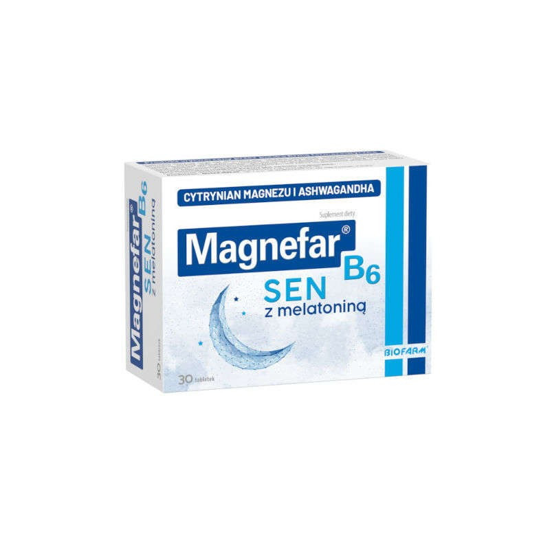 Magnefar B6 Sen, 30 tabletek