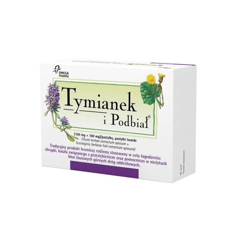 Original Tymianek i Podbiał 0,1g+0,1g, 16 pastylek