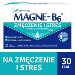 Magne-B6 Zmęczenie i Stres, 30 tabletek