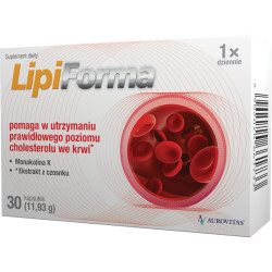 LipiForma na prawidłowy poziom cholesterolu 30 kapsułek