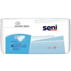 Pieluchomajtki  SUPER SENI extra large, 30sztuk