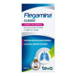 Flegamina malinowa,  4mg/5ml, 120ml