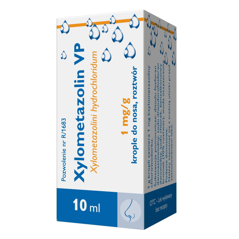 Xylometazolin VP krople do nosa dla dorosłych 10 ml