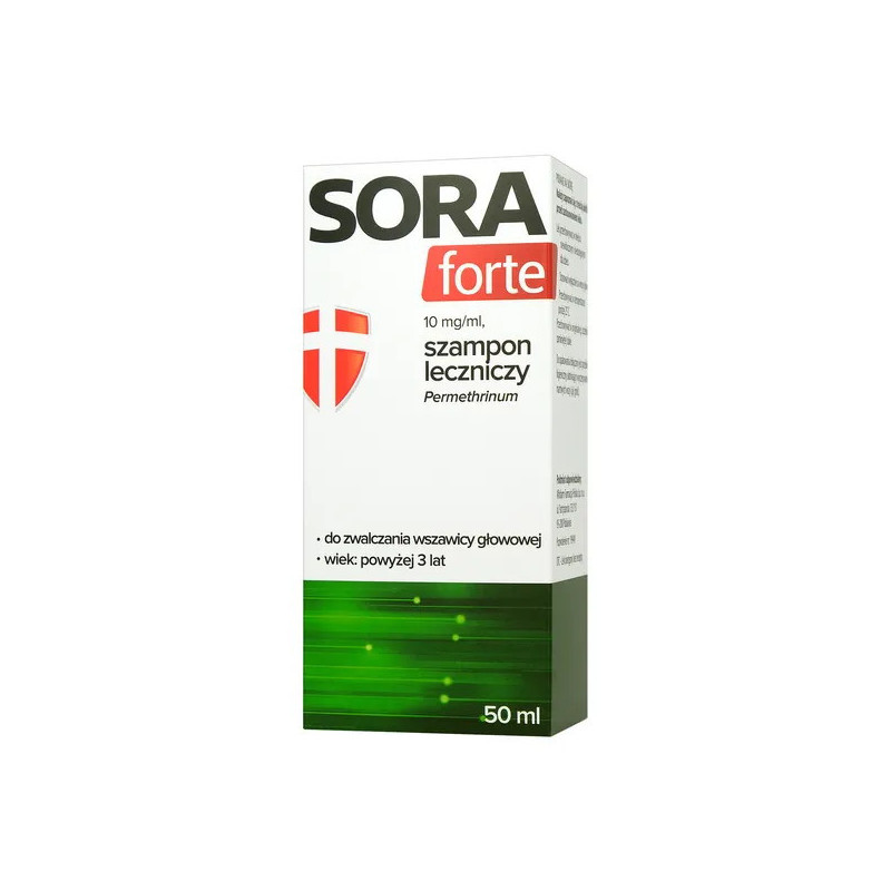 Sora Forte szampon leczniczy  0,01g/ml , 50 ml