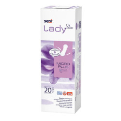 Seni Lady Slim Micro Plus, 20 sztuk, wkładki urologiczne, dla kobiet
